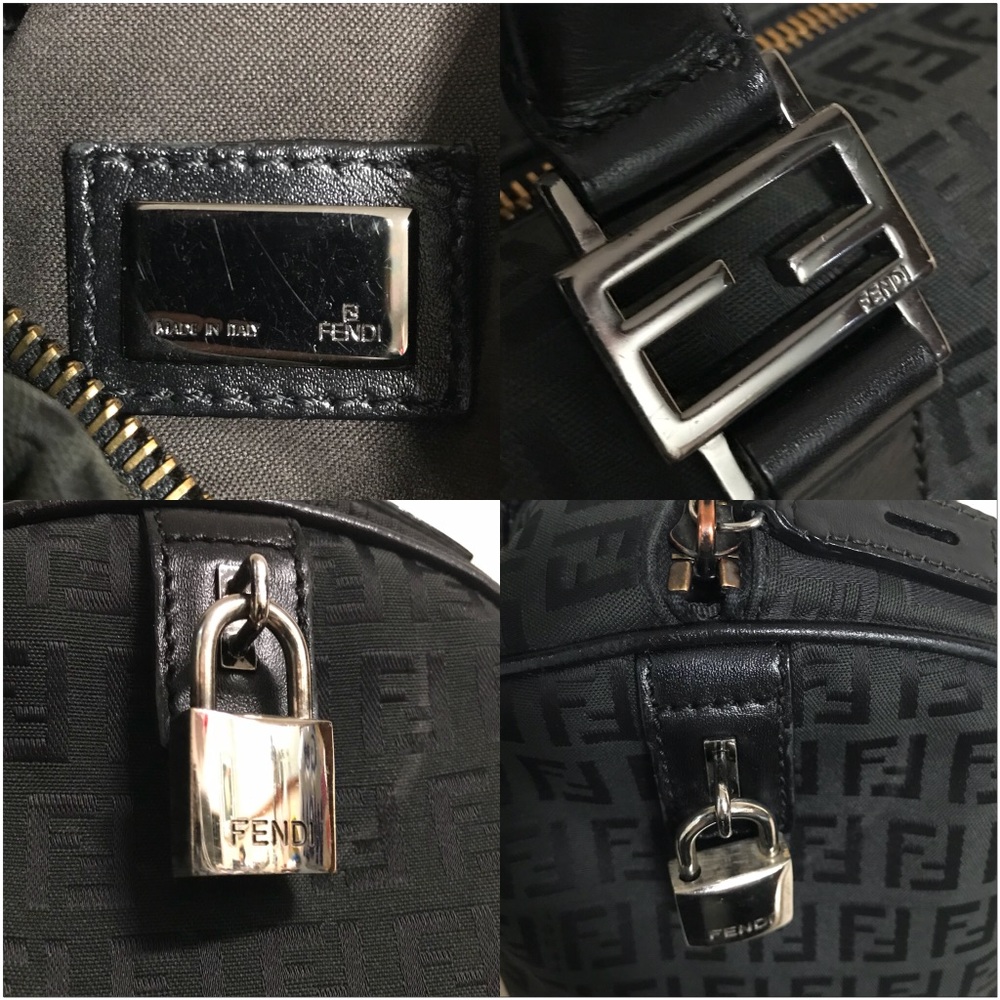 🔴SOLD🔴FENDI Zucchino print canvas Boston bag - Picture 4 of 8